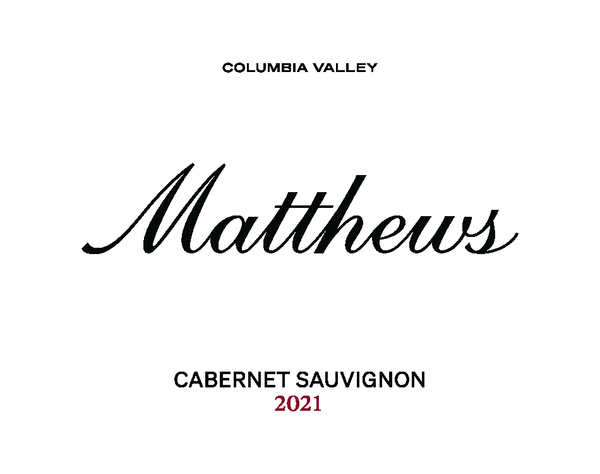 Matthews Cabernet Sauvignon Columbia Valley 2021