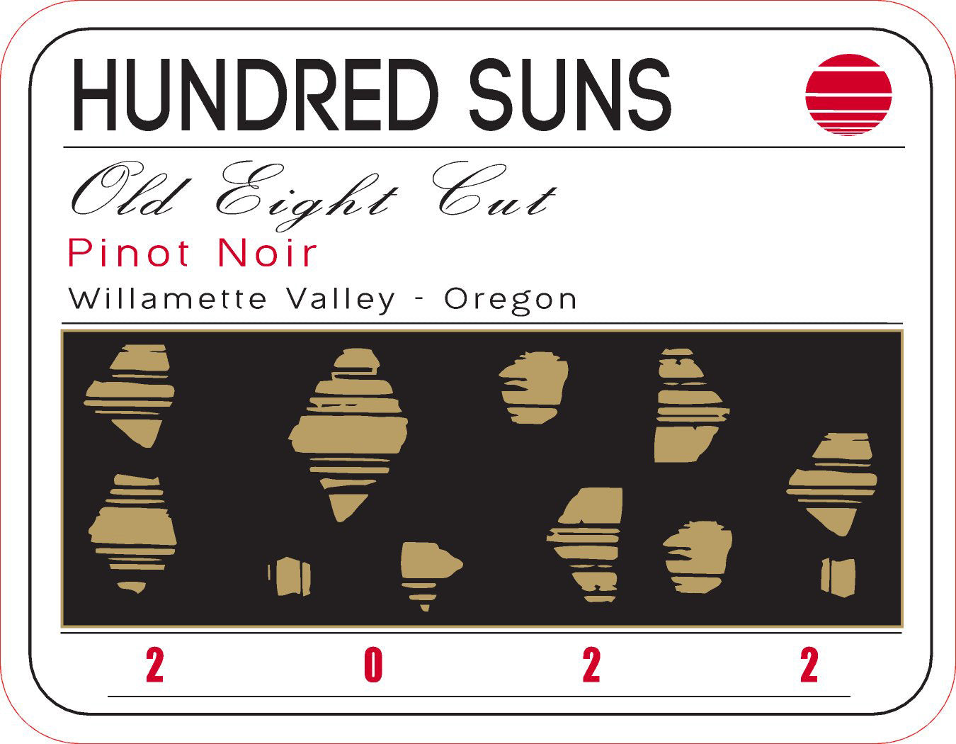 Hundred Suns Old Eight Cut Pinot Noir 2022
