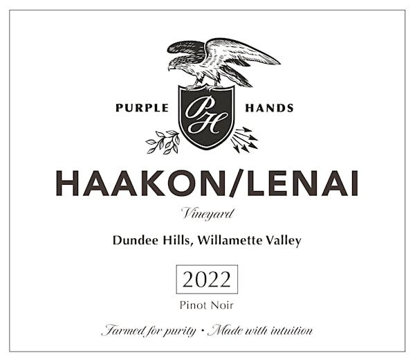 Purple Hands Haakon/Lenai Vineyard Pinot Noir 2023 – Avalon Wine