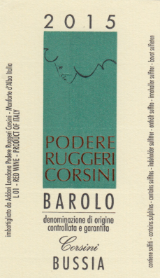 Podere Ruggeri Corsini Barolo Bussia 2020 – Avalon Wine