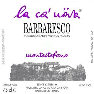 La Ca' Nova Barbaresco Montestefano 2019