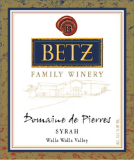 Betz Domaine de Pierres Walla Walla Syrah Ancient Stones Vineyard 2021