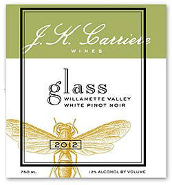 J.K. Carriere Glass White Pinot noir 2023