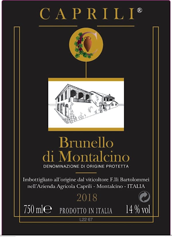 Caprili Brunello di Montalcino 2018