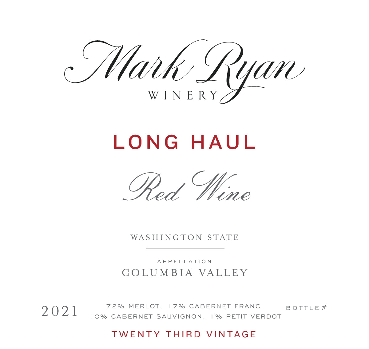 Mark Ryan Long Haul 2021