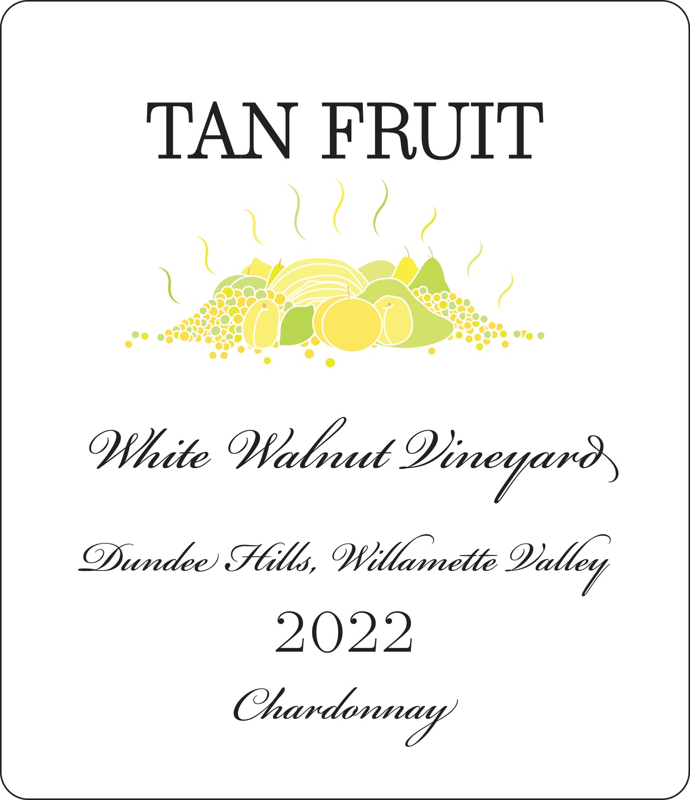 Tan Fruit White Walnut Vineyard Chardonnay 2022