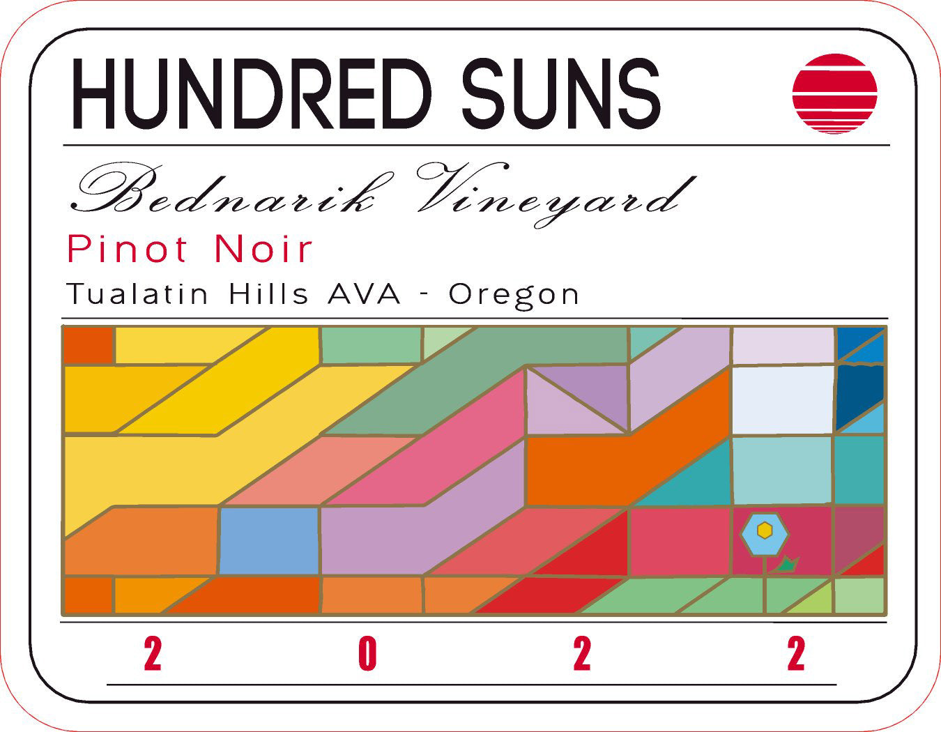 Hundred Suns Bednarik Vineyard Pinot Noir 2022