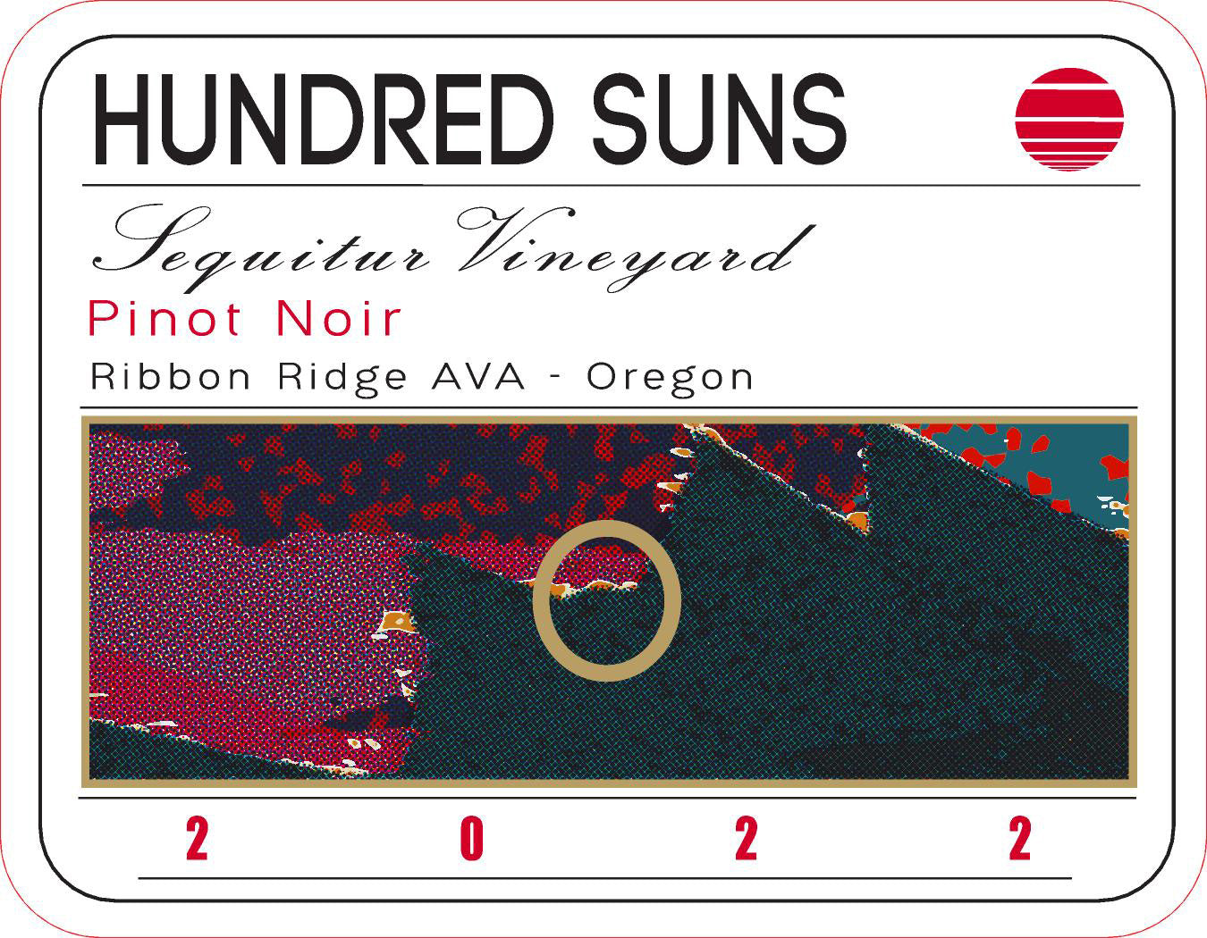 Hundred Suns Sequitur Vineyard Pinot Noir 2022