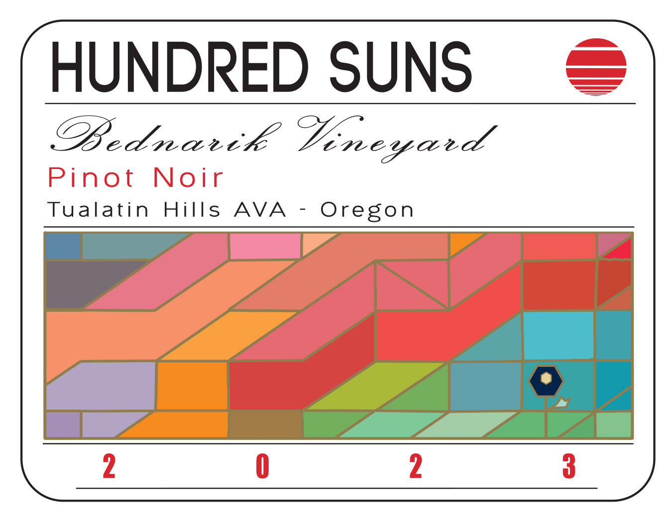 Hundred Suns Bednarik Vineyard Pinot Noir 2023