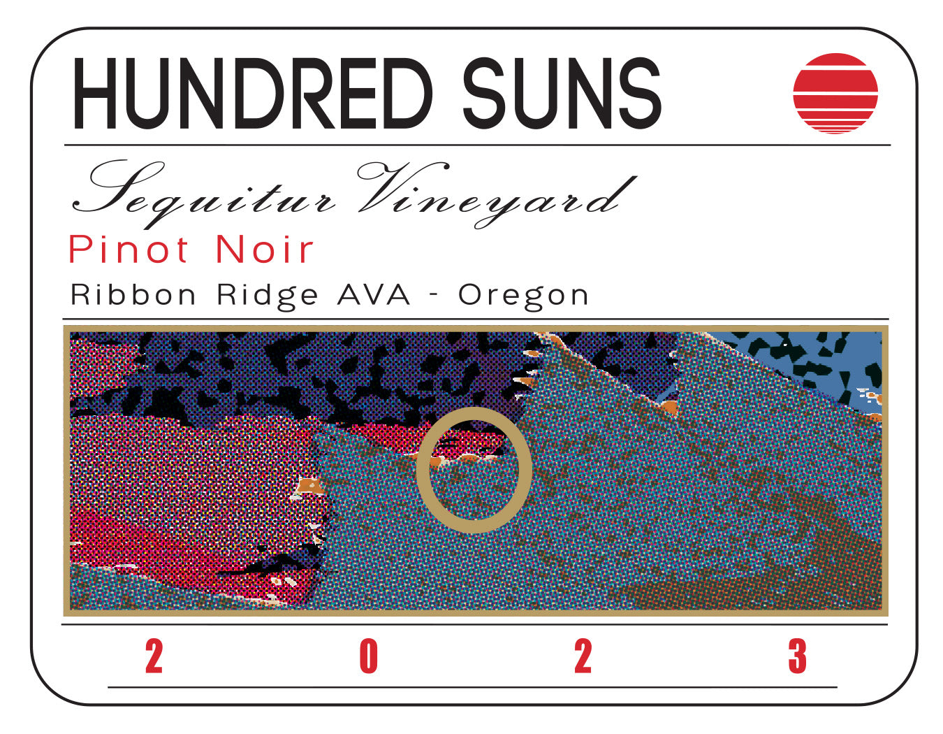 Hundred Suns Sequitur Vineyard Pinot Noir 2023