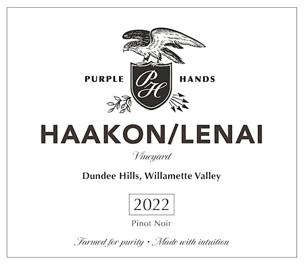 Purple Hands Haakon/Lenai Vineyard Pinot Noir 2022