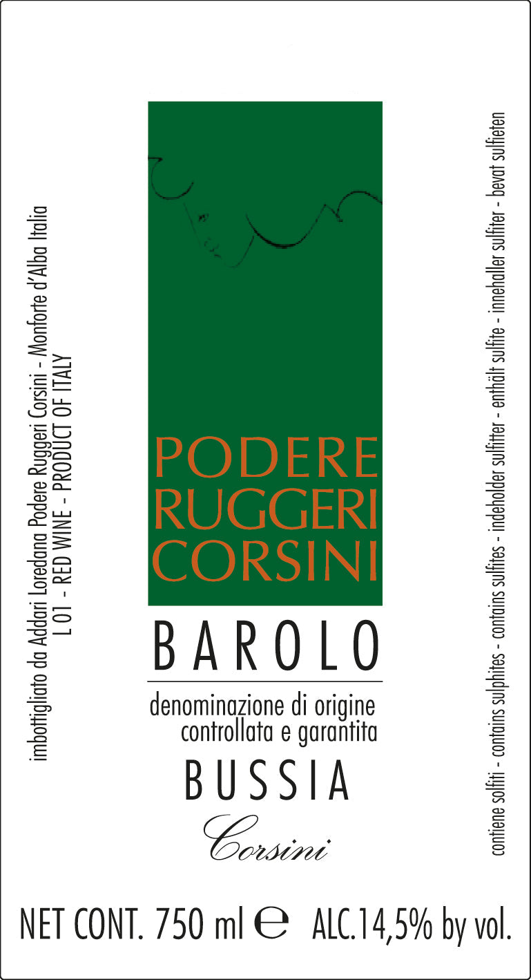 Podere Ruggeri Corsini Barolo Bussia 2021 – Avalon Wine