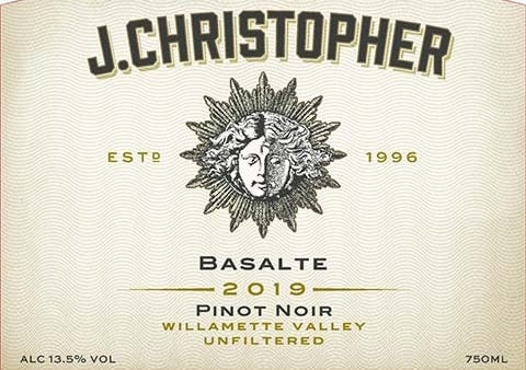 J. Christopher Basalte Pinot Noir 2019