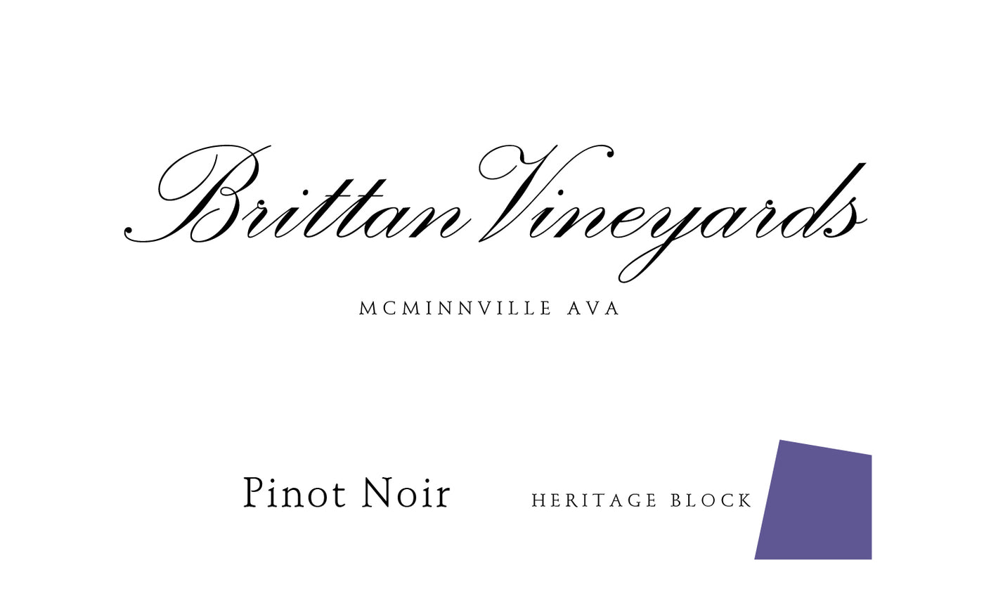 Brittan Vineyards Heritage Block Pinot Noir 2021