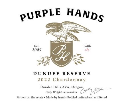 Purple Hands Dundee Hills Reserve Chardonnay 2022