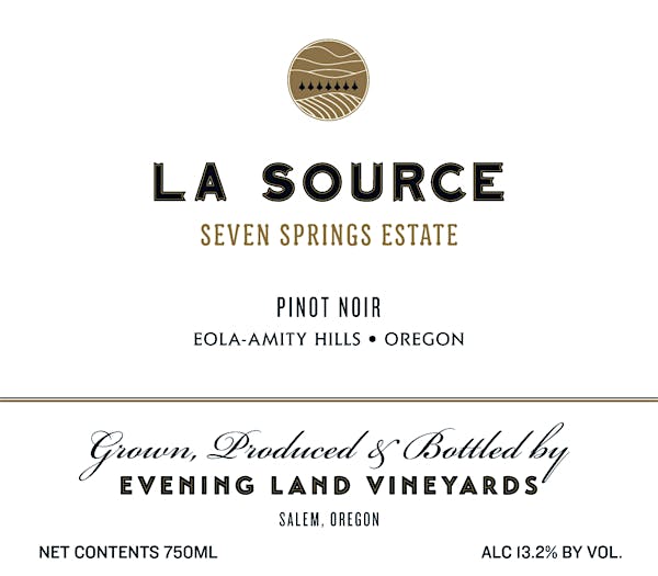 Evening Land Seven Springs Vineyard La Source Pinot Noir 2022