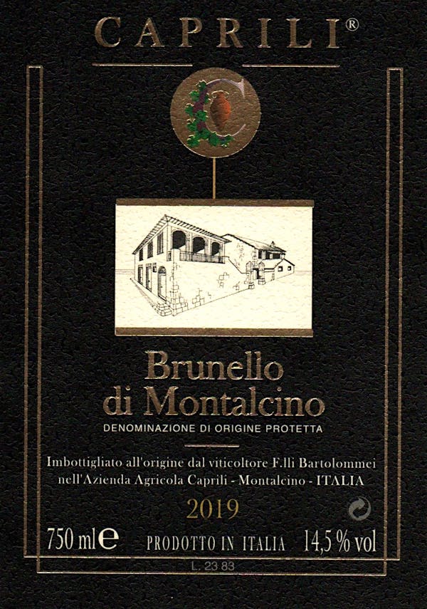 Caprili Brunello di Montalcino 2019