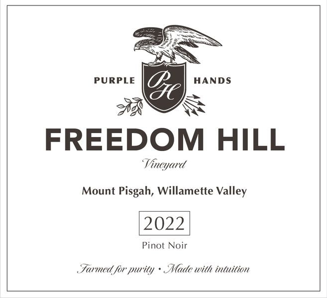 Purple Hands Freedom Hill Vineyard Pinot Noir 2022