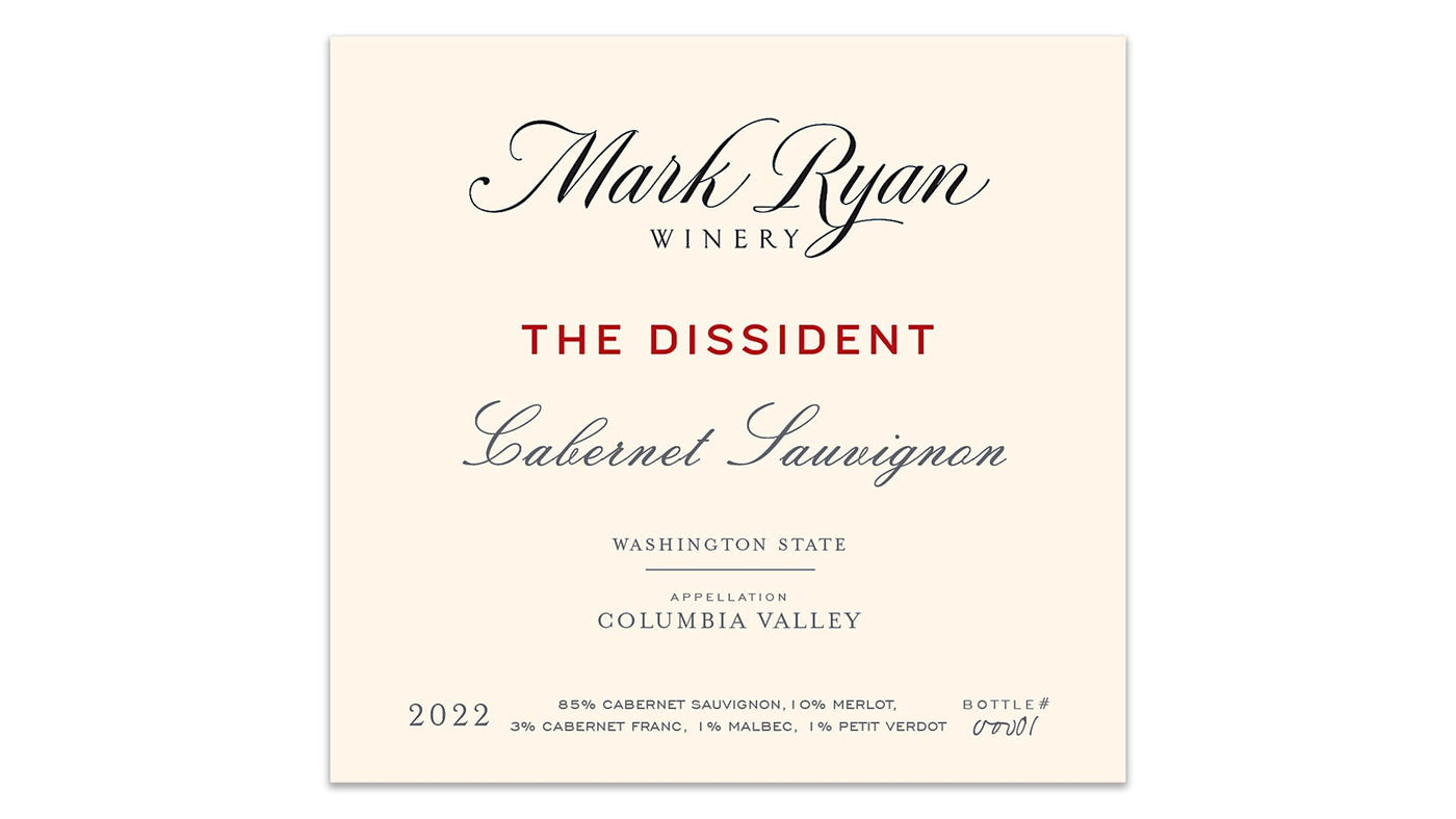 Mark Ryan The Dissident Cabernet Sauvignon 2022