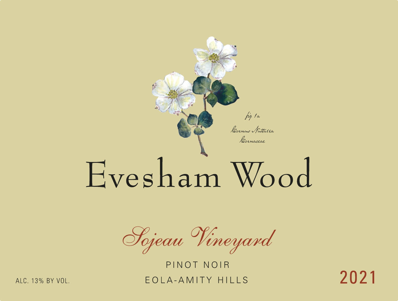 Evesham Wood Sojeau Vineyard Pinot Noir 2021