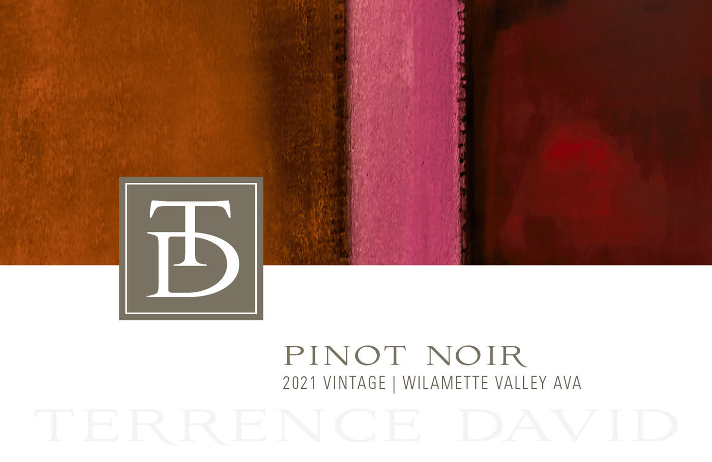 Terrence David Willamette Valley Pinot Noir 2021