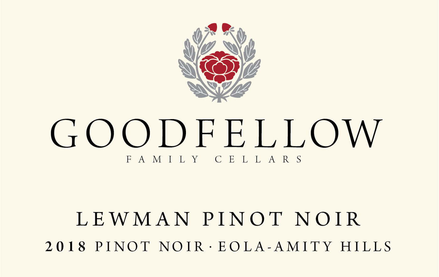 Goodfellow Lewman Vineyard Pinot noir 2018
