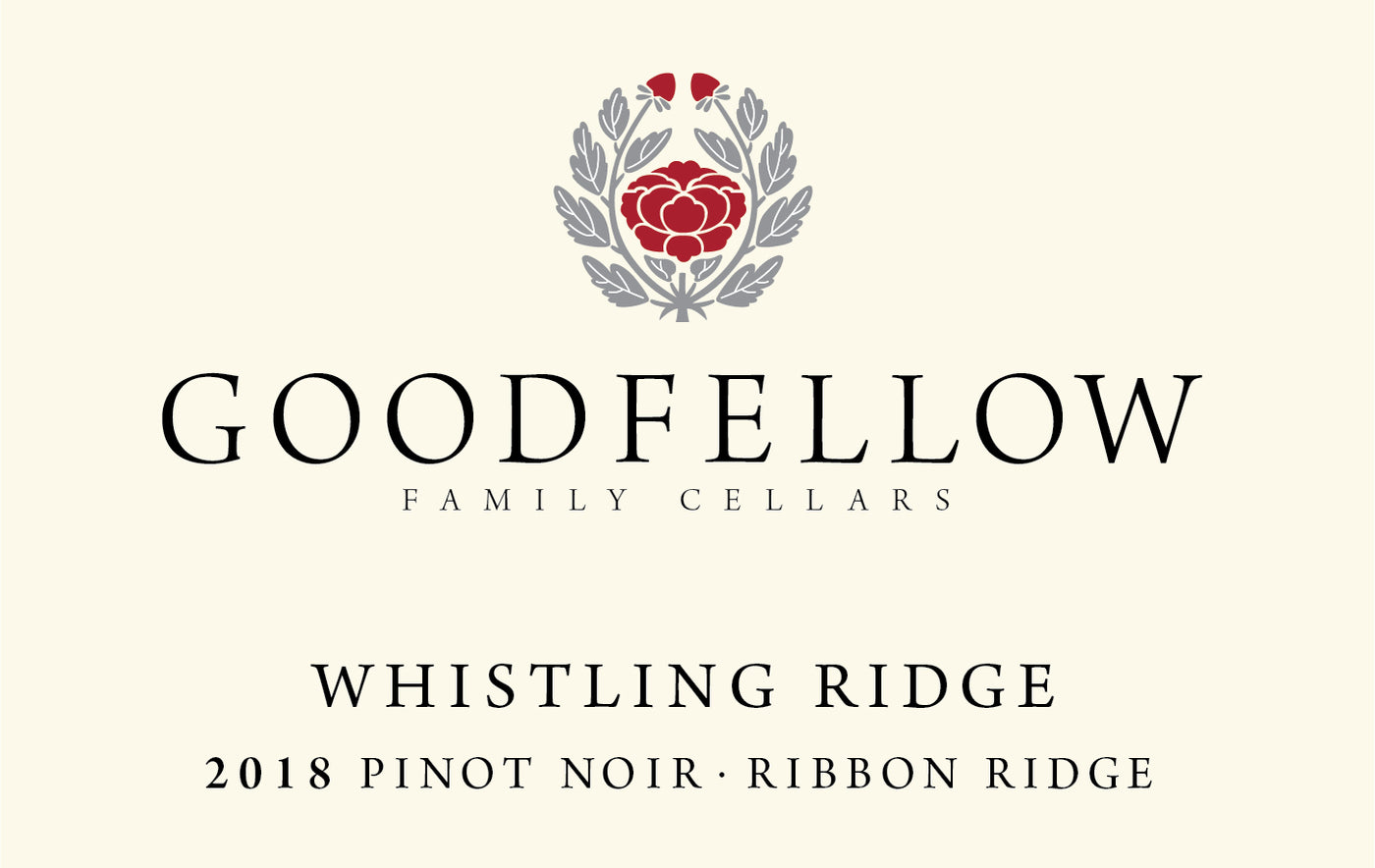 Goodfellow Whistling Ridge Vineyard Pinot noir 2019