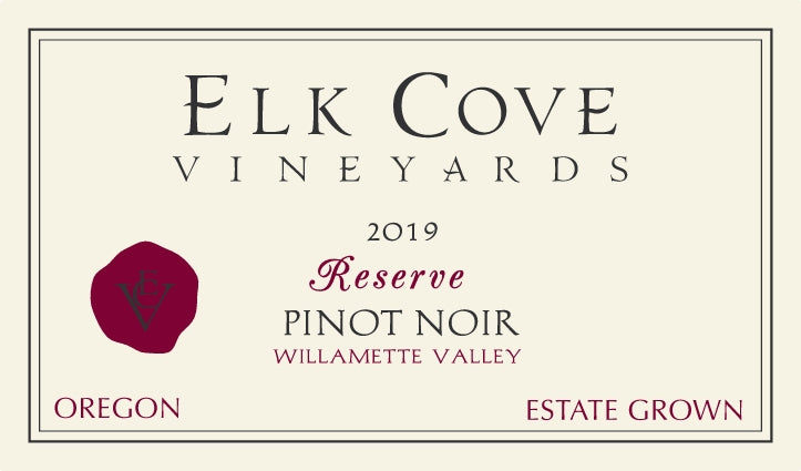 Elk Cove Reserve Pinot noir 2019