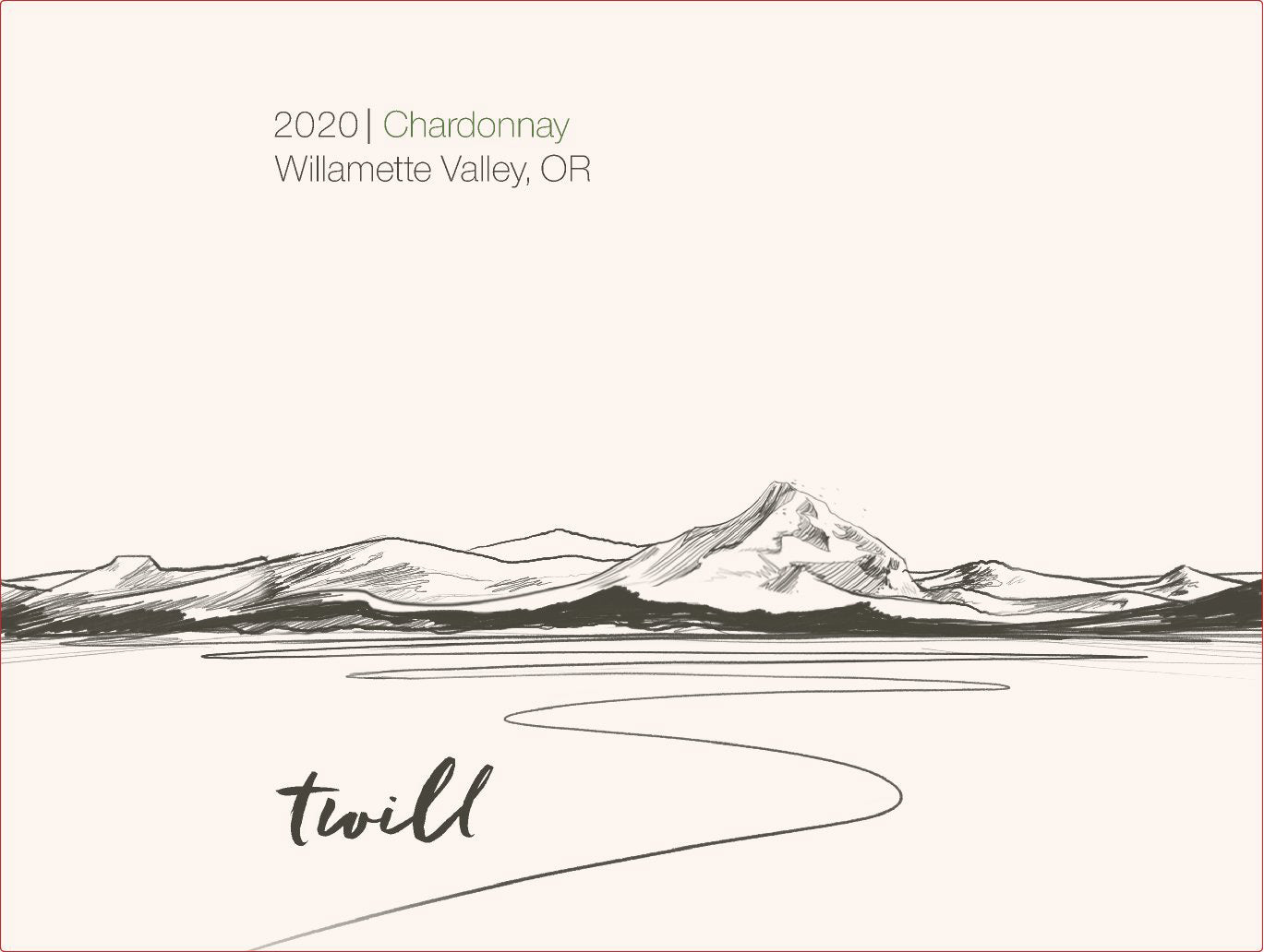Twill Willamette Valley Chardonnay 2020