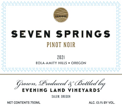 Evening Land Seven Springs Vineyard Pinot noir 2021