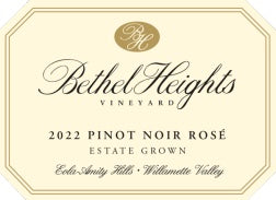 Bethel Heights Rosé of Pinot noir 2022