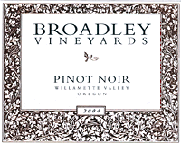 Broadley Willamette Valley Pinot Noir 2022