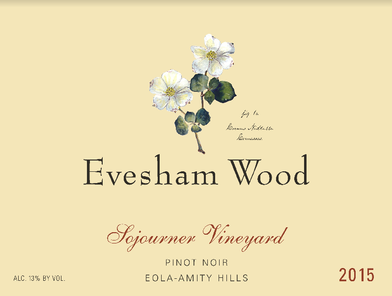 Evesham Wood Sojourner Vineyard Pinot noir 2016