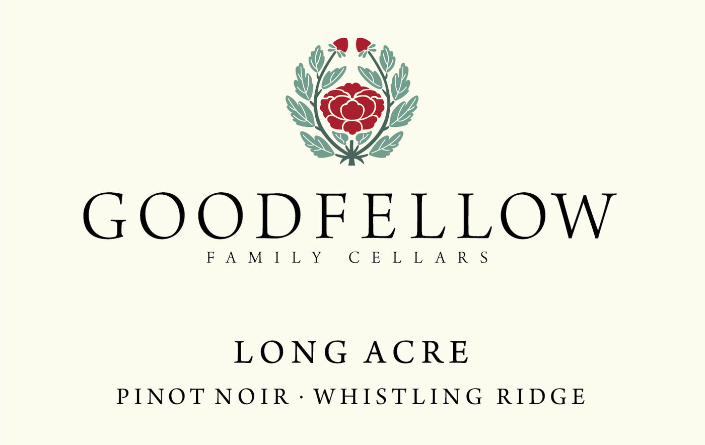 Goodfellow Whistling Ridge Vineyard Long Acre Pinot noir 2018