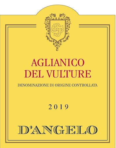 d'Angelo Aglianico del Vulture 2019