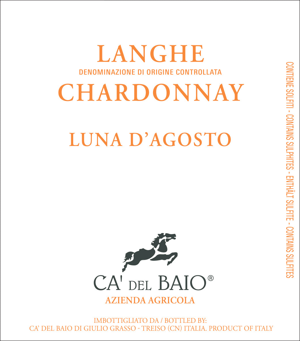 Ca del Baio Chardonnay Luna d'Agosto 2021