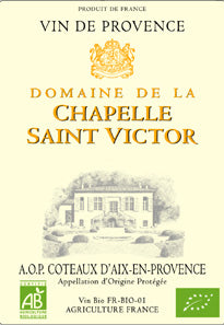 Domaine de la Chapelle Saint Victor Coteaux d'Aix-en-Provence Rose 2022