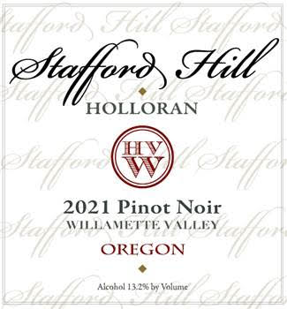 Stafford Hill Willamette Valley Pinot noir 2022