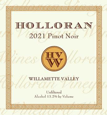 Holloran Willamette Valley Pinot Noir 2021