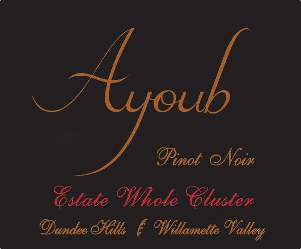 Ayoub Estate Whole Cluster Pinot noir 2019